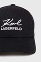 Kapa sa šiltom Karl Lagerfeld 542123.805618 crna SS24