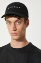 STAMPD șapcă de baseball din bumbac Strike Logo Sports Cap SLA.U3219HT.BLK negru