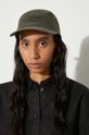 NEIGHBORHOOD berretto da baseball in cotone Jet Cap-2 sovrastampa verde 241YGNH.HT07