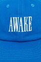 Хлопковая кепка Awake NY Logo Hat SP24.HT004 голубой SS24