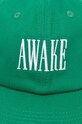 Хлопковая кепка Awake NY Logo Hat SP24.HT004 зелёный SS24