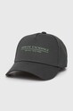 Armani Exchange șapcă de baseball din bumbac bumbac verde 954202.CC150