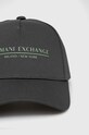 Armani Exchange șapcă de baseball din bumbac 954202.CC150 verde SS24