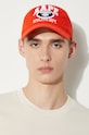 Bavlnená šiltovka AAPE AAPCPM5257XXM oranžová
