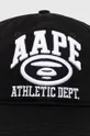 AAPE cotton baseball cap black