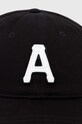AAPE czapka z daszkiem bawełniana AAPCPM5259XXM czarny SS24