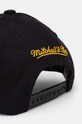 Mitchell&Ness czapka z daszkiem z domieszką wełny Los Angeles Lakers HHSSINTL1434.LALBLCK czarny SS24