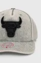 Džínsová šiltovka Mitchell&Ness Chicago Bulls sivá