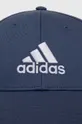 Хлопковая кепка adidas голубой