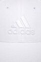 adidas czapka z daszkiem bawełniana IR7902 biały SS24