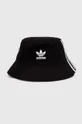 μαύρο Βαμβακερό καπέλο adidas Originals 0 Unisex