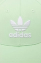 Pamučna kapa sa šiltom adidas Originals zelena