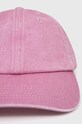 Bavlnená šiltovka Samsoe Samsoe SAMSOE SAMSOE U24100012 ružová AW24