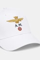 Aeronautica Militare czapka z daszkiem bawełniana HA1100CT2848 biały SS25
