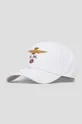 bianco Aeronautica Militare berretto da baseball in cotone Unisex