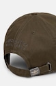 Akcesoria Aeronautica Militare czapka z daszkiem bawełniana HA1100CT2848 zielony