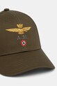 Aeronautica Militare berretto da baseball in cotone HA1100CT2848 verde SS25