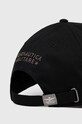 Aeronautica Militare czapka z daszkiem bawełniana HA1100CT2848 czarny SS25