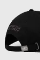 Aeronautica Militare czapka z daszkiem bawełniana czarny