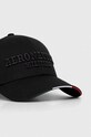 Aeronautica Militare pamut baseball sapka HA1115CT3049 fekete SS24