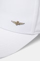 Хлопковая кепка Aeronautica Militare HA1122CT2848 белый SS25