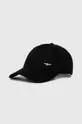 μαύρο Βαμβακερό καπέλο του μπέιζμπολ Aeronautica Militare Unisex