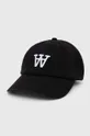 black Wood Wood cotton baseball cap Eli Embroidery Unisex