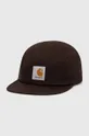 коричневый Хлопковая кепка Carhartt WIP Backley Cap Unisex
