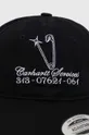 Хлопковая кепка Carhartt WIP Safety Pin Cap чёрный