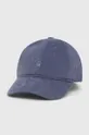 niebieski Carhartt WIP czapka z daszkiem sztruksowa Harlem Cap Unisex