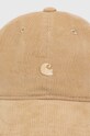 Carhartt WIP șapcă de baseball din bumbac Harlem Cap I028955.1YAXX bej SS24