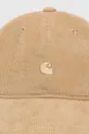 Памучна шапка с козирка Carhartt WIP Harlem Cap бежов