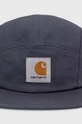 Carhartt WIP cotton baseball cap Backley Cap I016607.1CQXX gray SS24