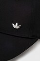 adidas Originals czapka z daszkiem bawełniana IS2998 czarny SS24