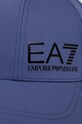 Хлопковая кепка EA7 Emporio Armani CC010.247088.70336 голубой SS24