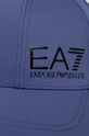 Бавовняна бейсболка EA7 Emporio Armani CC010.247088.70336 блакитний SS24