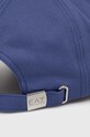Akcesoria EA7 Emporio Armani czapka z daszkiem bawełniana CC010.247088.70336 niebieski