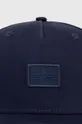 Bavlněná baseballová čepice Alpha Industries Essentials RL námořnická modř