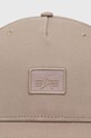 Бавовняна бейсболка Alpha Industries Essentials RL 146900 бежевий SS24