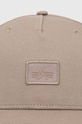 Хлопковая кепка Alpha Industries Essentials RL 146900 бежевый SS24