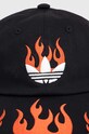 Хлопковая кепка adidas Originals IR6459 чёрный SS24