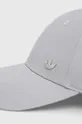 Bavlnená šiltovka adidas Originals sivá