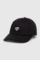 czarny Hummel czapka z daszkiem bawełniana Unisex