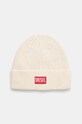 Vlněná čepice Diesel vlna béžová A09504.0DAOB