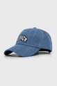 Vans czapka z daszkiem jeansowa aplikacja niebieski VN000GKB7W61