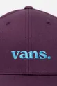 Бавовняна бейсболка Vans фіолетовий