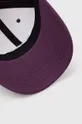 fioletowy Vans czapka z daszkiem bawełniana
