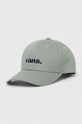 Vans șapcă de baseball din bumbac bumbac verde VN0008P6CJL1