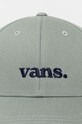 Vans șapcă de baseball din bumbac VN0008P6CJL1 verde SS24