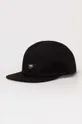 μαύρο Βαμβακερό καπέλο του μπέιζμπολ Vans Unisex